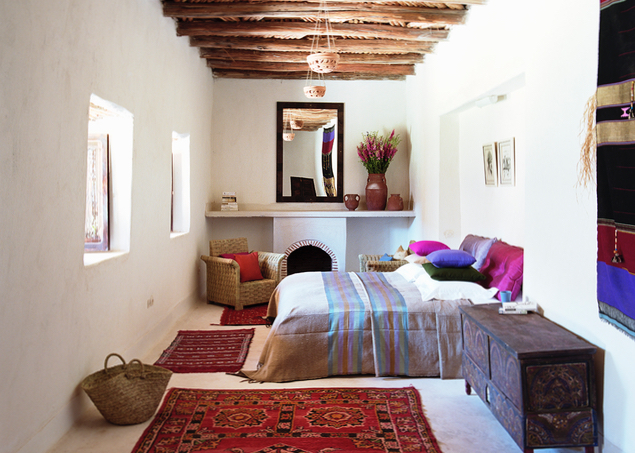 Yoga Explorers yoga retreat in Marrakech, Morocco - bedroom accomodation