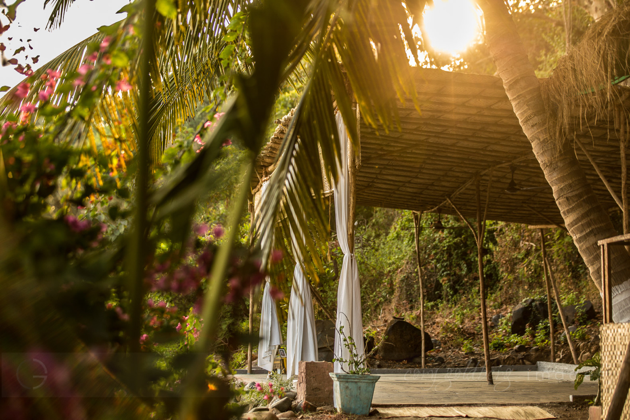 Yoga Explorers yoga retreat in South Goa - yoga shala